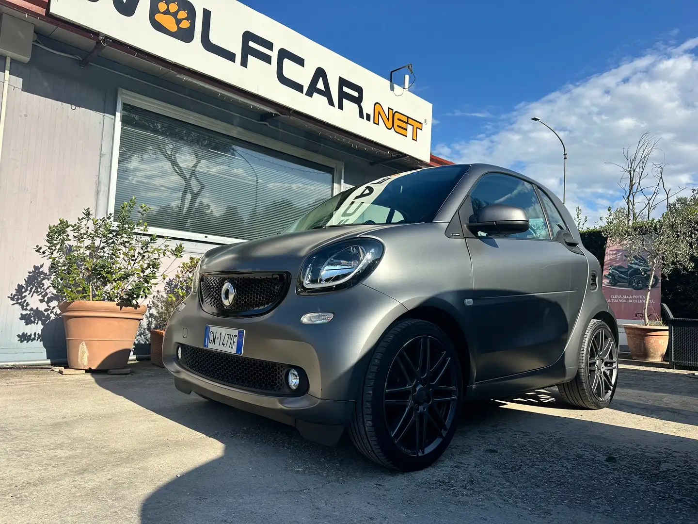 smart forTwo Fortwo 0.9 t Prime 90cv All. BRABUS Grigio - 1