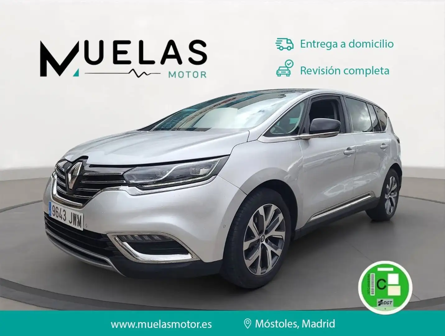 Renault Espace 1.6dCi TT En. Initiale Paris EDC 118kW Grijs - 1