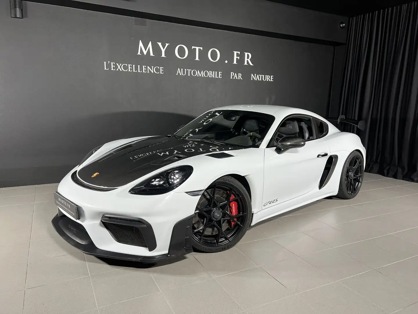 Porsche Cayman (982) 4.0 500CH GT4 RS - IMMAT FRANCE Bianco - 1