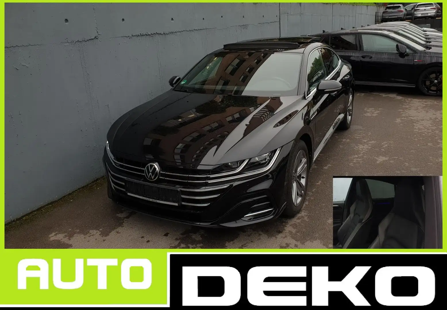Volkswagen Arteon 1.4 eHybrid DSG 3 x R-Line Pano/Leder/AHK Schwarz - 1