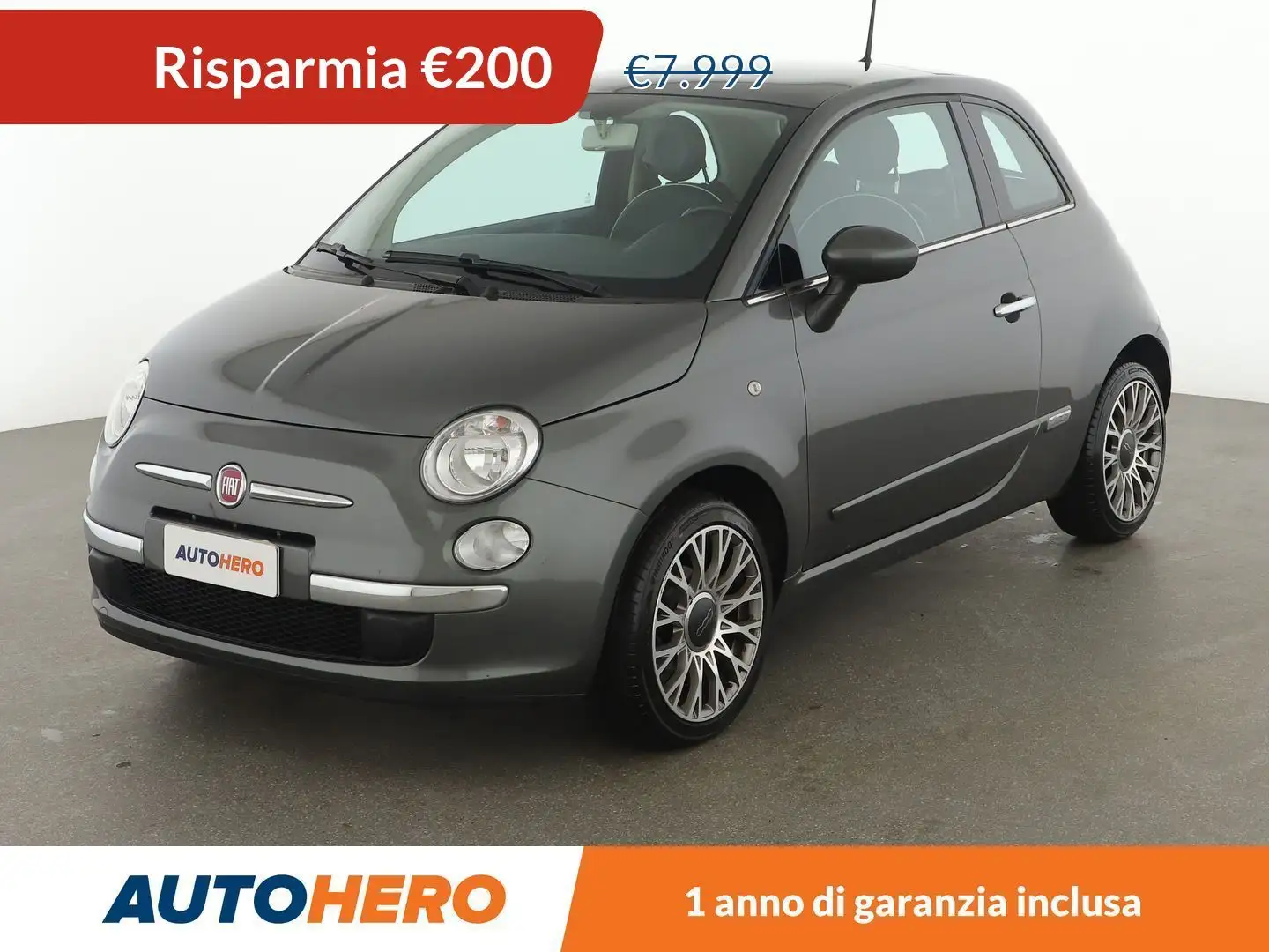 Fiat 500 1.2 Pop Grigio - 1