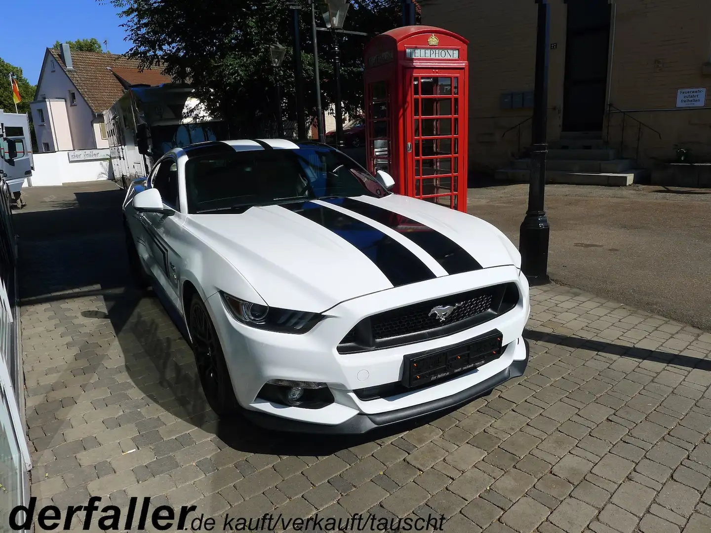 Ford Mustang 5,0 GT V8 Schalter deutsche Auslieferung Weiß - 1