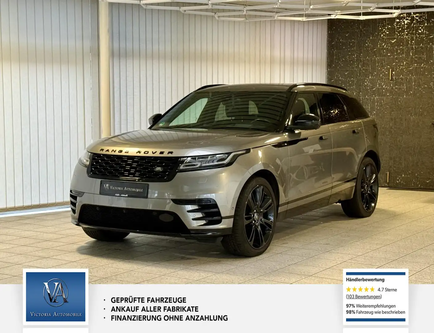 Land Rover Range Rover Velar R-Dynamic SE Mega Ausstattung. R-DinamicHSE, Panor Silber - 1