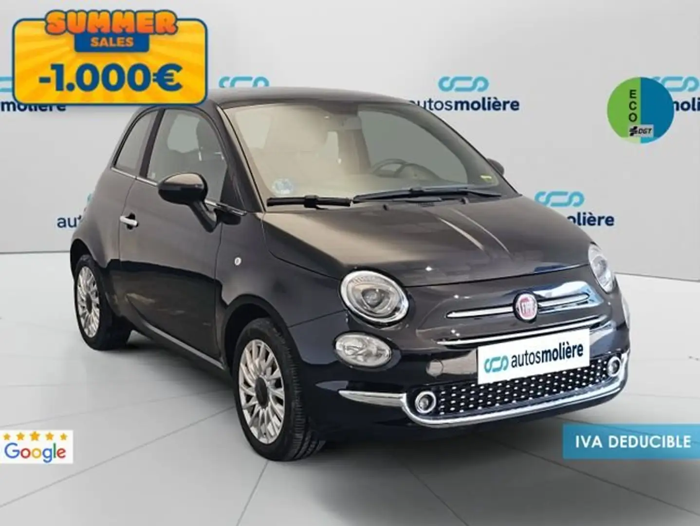 Fiat 500 1.0+Hybrid+Dolcevita+51+kW+%2870+CV%29 Negro - 2