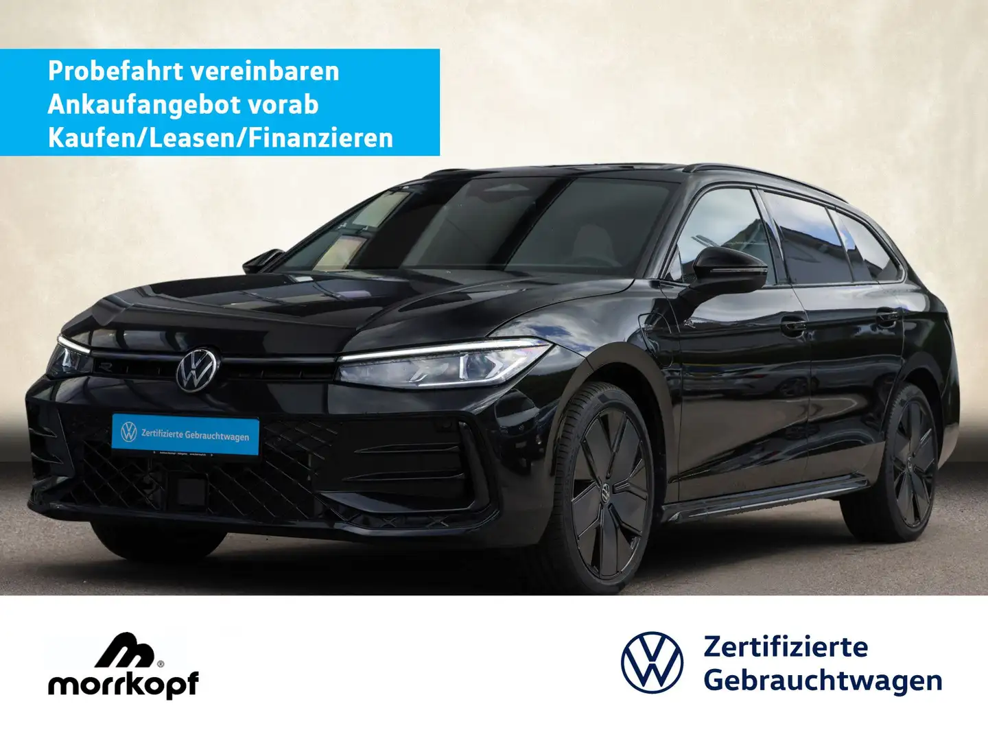 Volkswagen Passat Variant 1.5TSI eHybrid R-LINE +AHK+NEU Navi Schwarz - 1