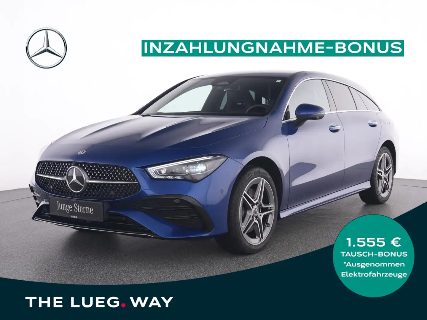 Mercedes-Benz CLA 250 e SB AMG+NavPrem+MBeam+KeylGo+EHeck+360° Blau - 1