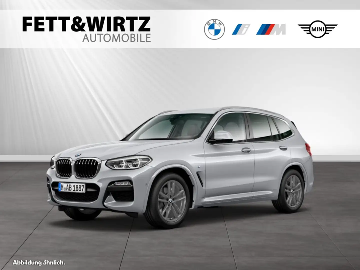 BMW X3 xDrive20d M Sport Serienfahrwerk 19" AHK HUD Plateado - 1