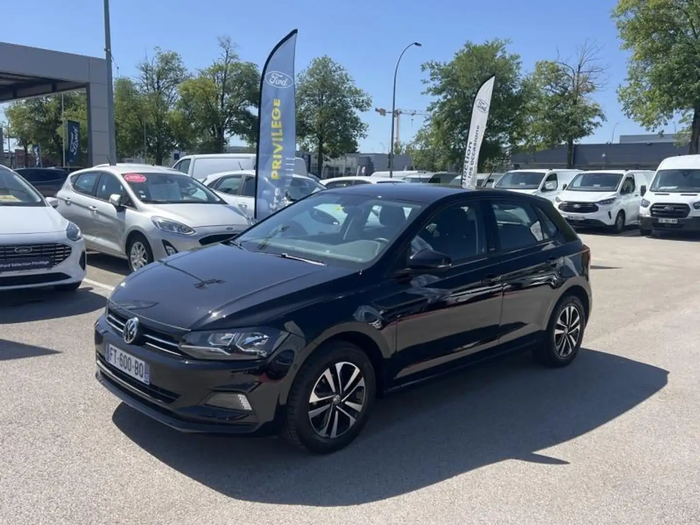 Volkswagen Polo 1.0 TSI 95ch IQ.Drive Euro6d-T Noir - 1