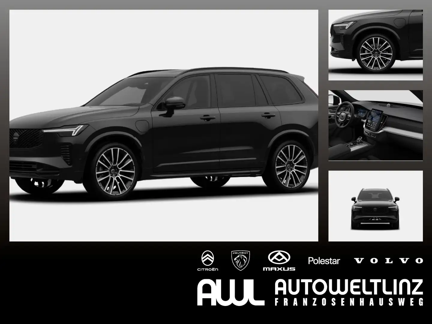 Volvo XC90 T8 PHEV Ultra Black Edition Schwarz - 1