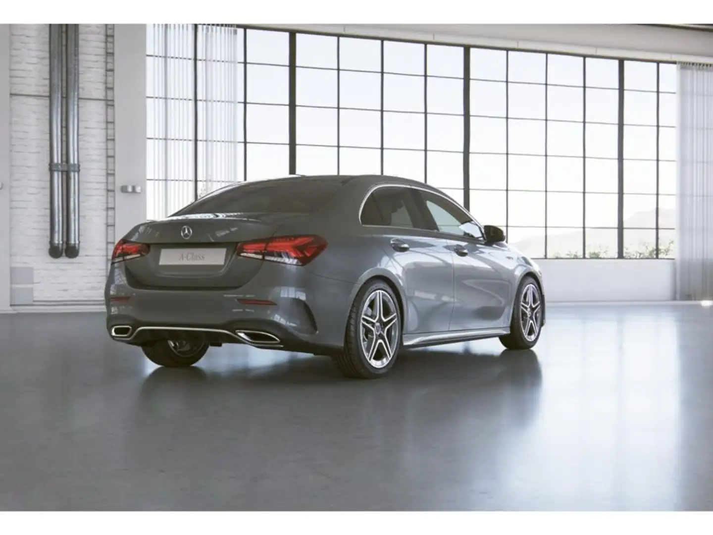 Mercedes-Benz A 200 Limousine +Perf-AGA+AMG+MBUX+Cam+MBeam+AUT Grau - 2