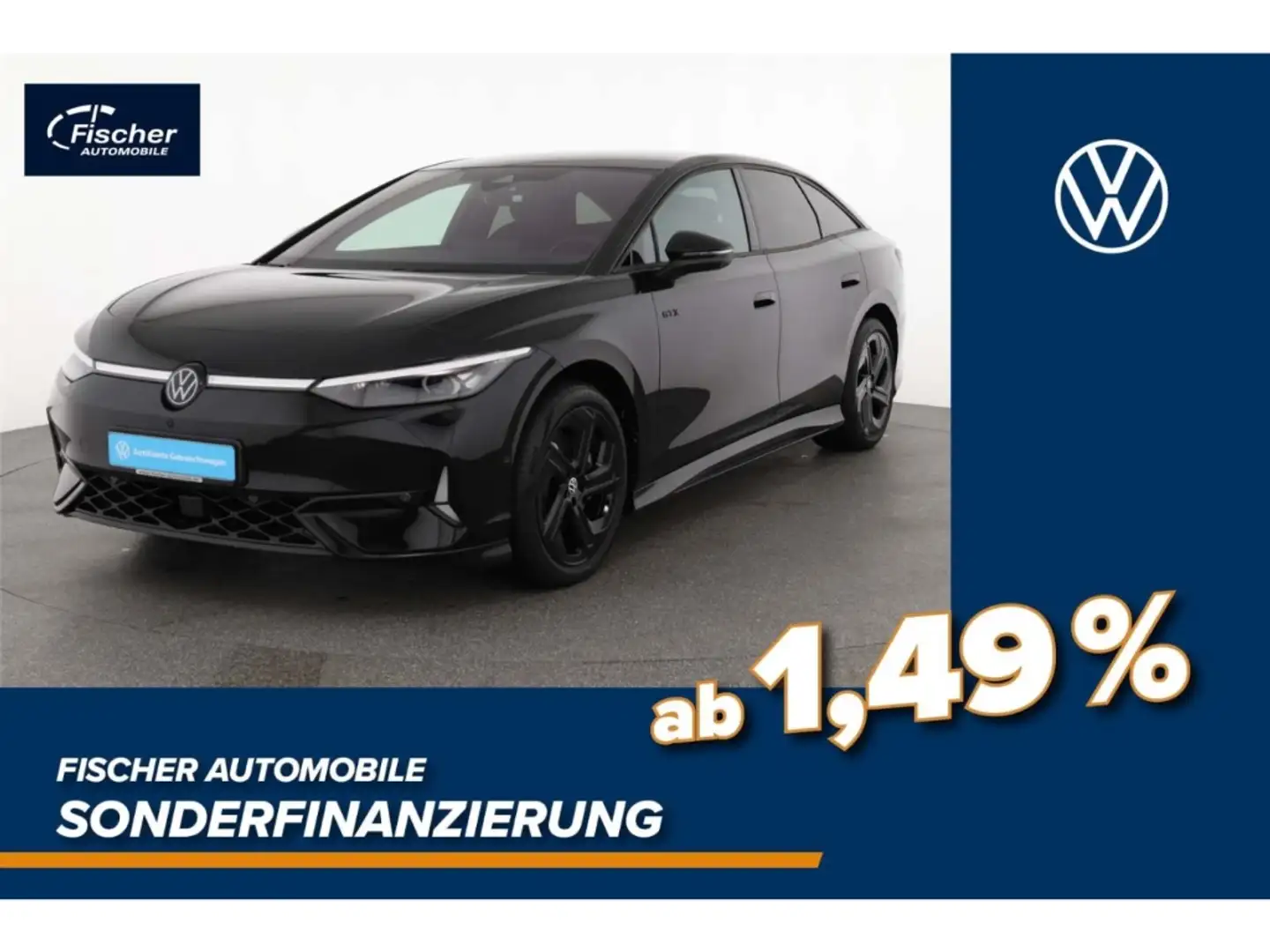 Volkswagen ID.7 Elektro GTX 86kWh NAV/LED/AHK/Wärmepumpe Schwarz - 1