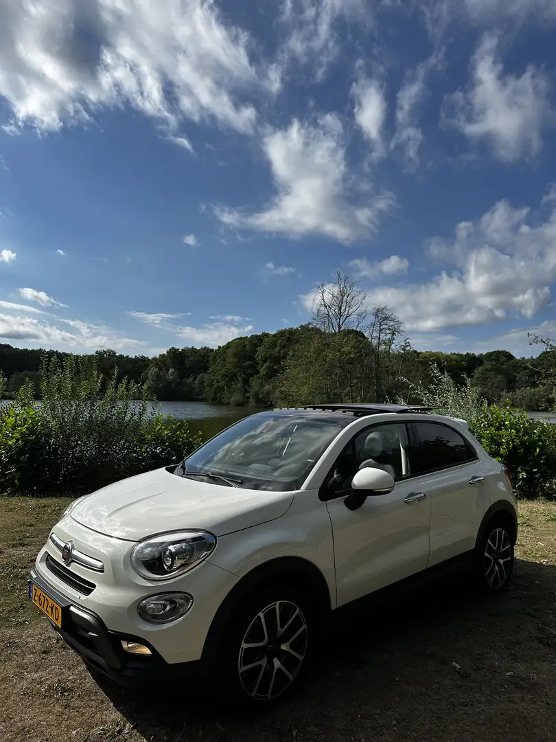 Fiat 500X 500X 1.4 T M-Air Cr.Plus SPORT PANORAMADAK H/LEDER Wit - 1