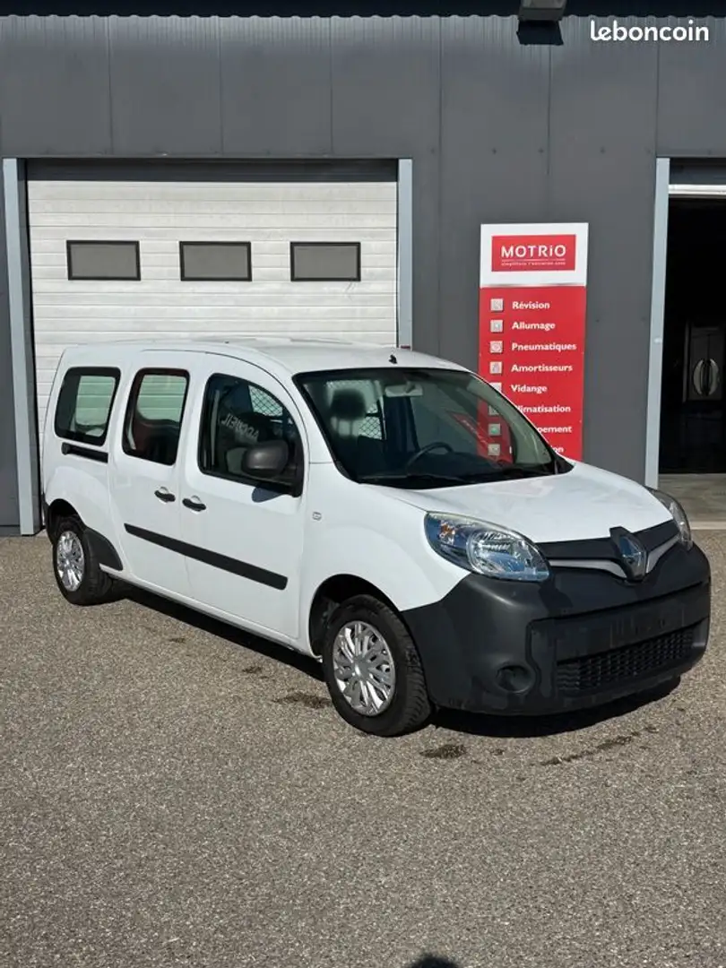 Renault Kangoo maxi dci 95 grand confort tva reccuperable Blanc - 1