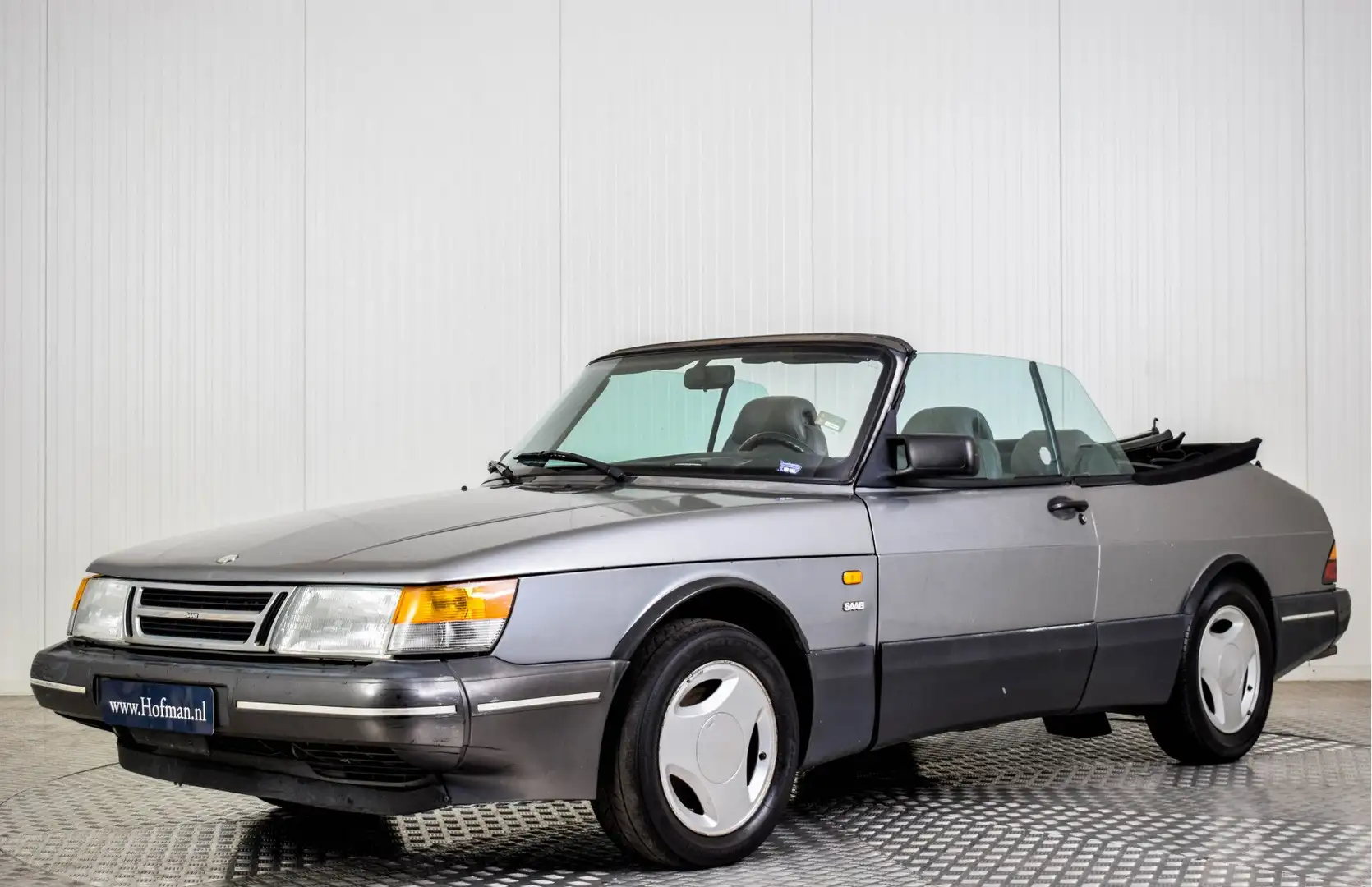 Saab 900 Turbo Cabriolet Šedá - 1
