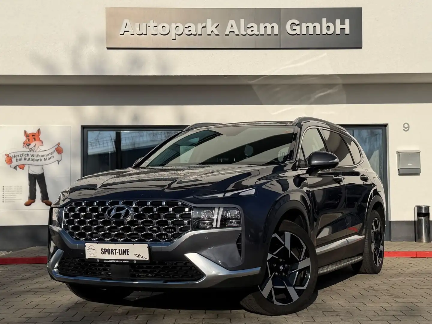 Hyundai SANTA FE Prime 4WD HeadUp Pano ViCo 360° 7Sitzer Blue - 1