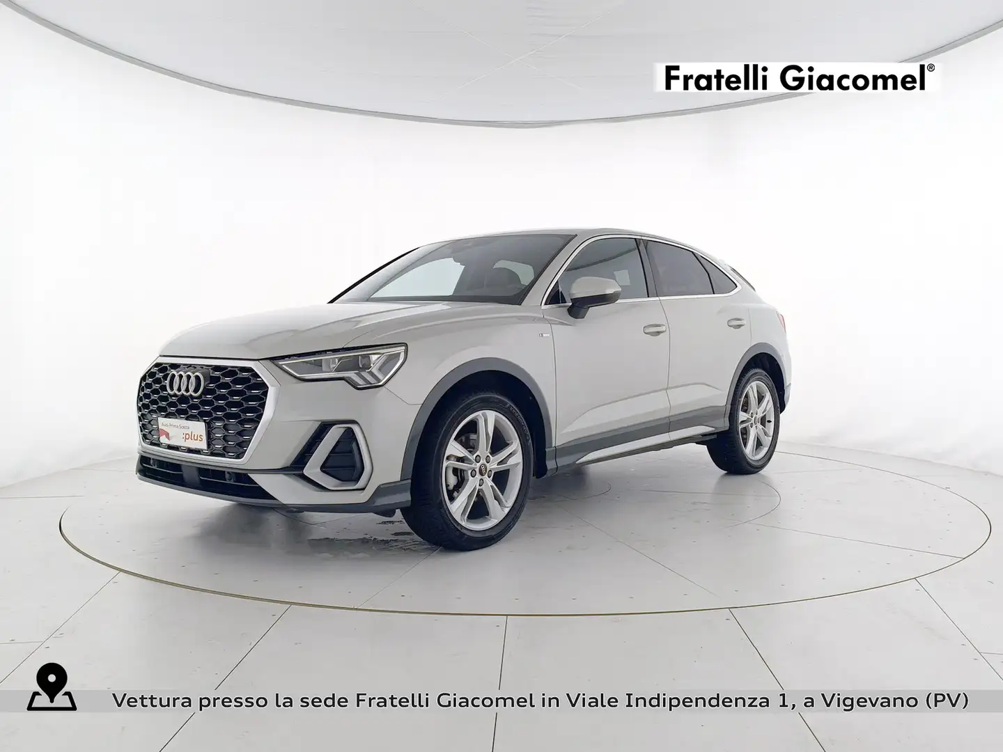 Audi Q3 sportback 35 2.0 tdi s line edition s-tronic Argent - 1