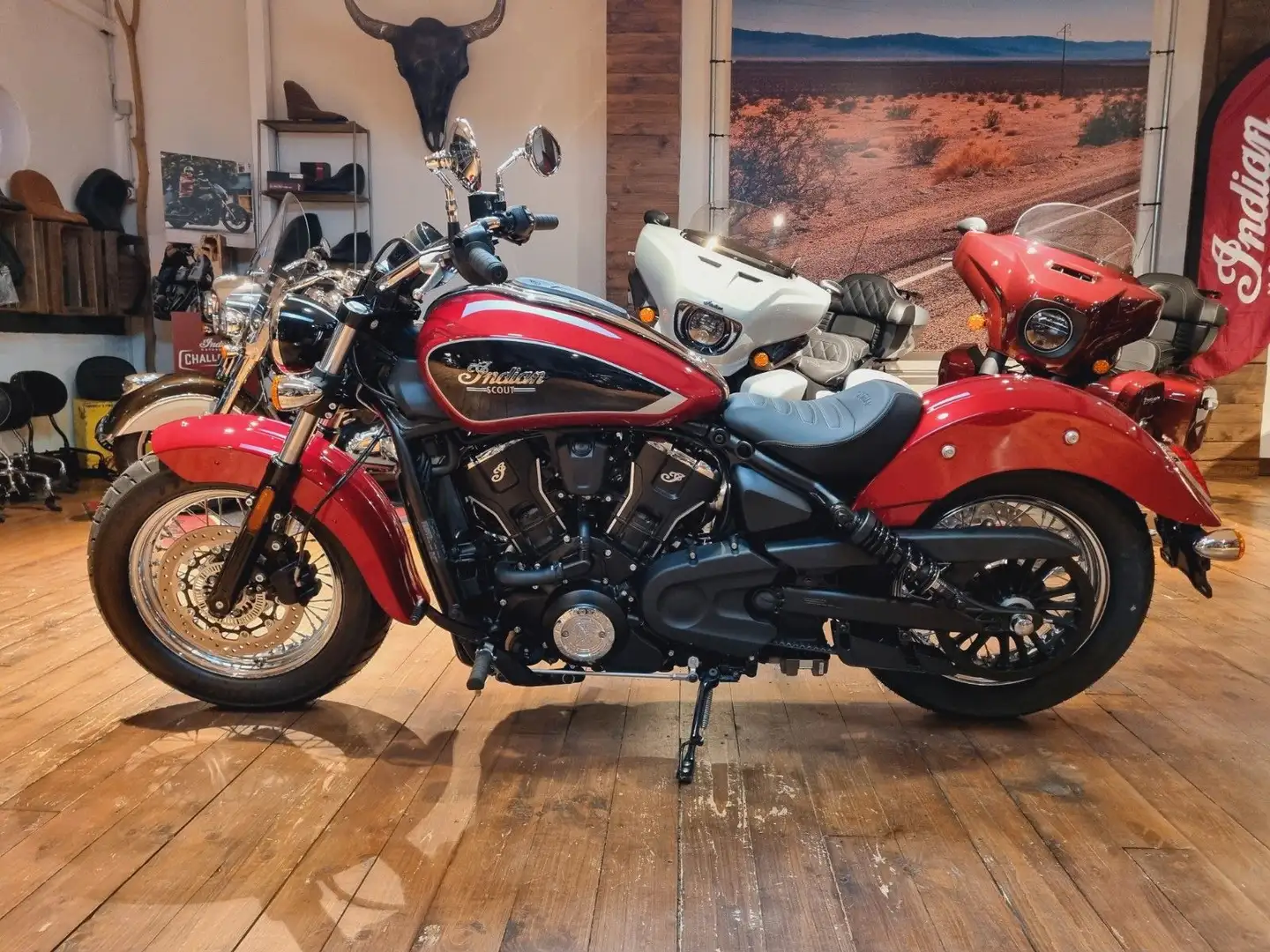 Indian Scout Classic Ltd+Tech 100 Jahre (EUR 1000/2,99) Rouge - 1