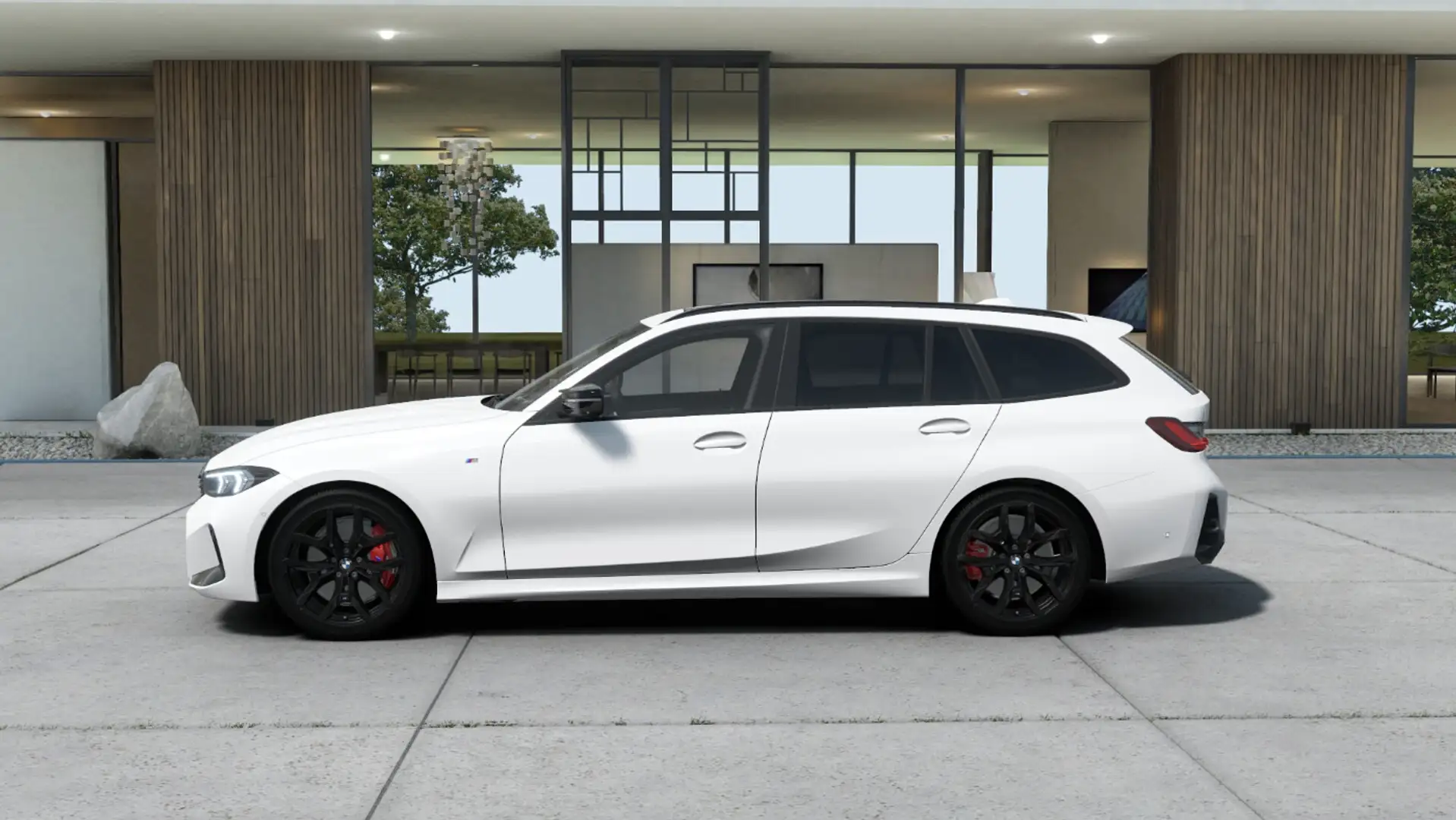 BMW 340 Mi xDrive Touring Weiß - 2