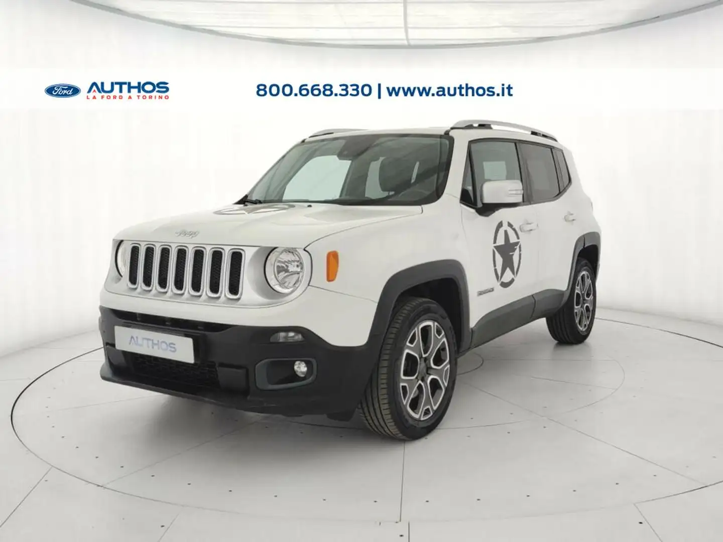 Jeep Renegade 2.0 mjt Limited 4wd 140cv auto Bianco - 1