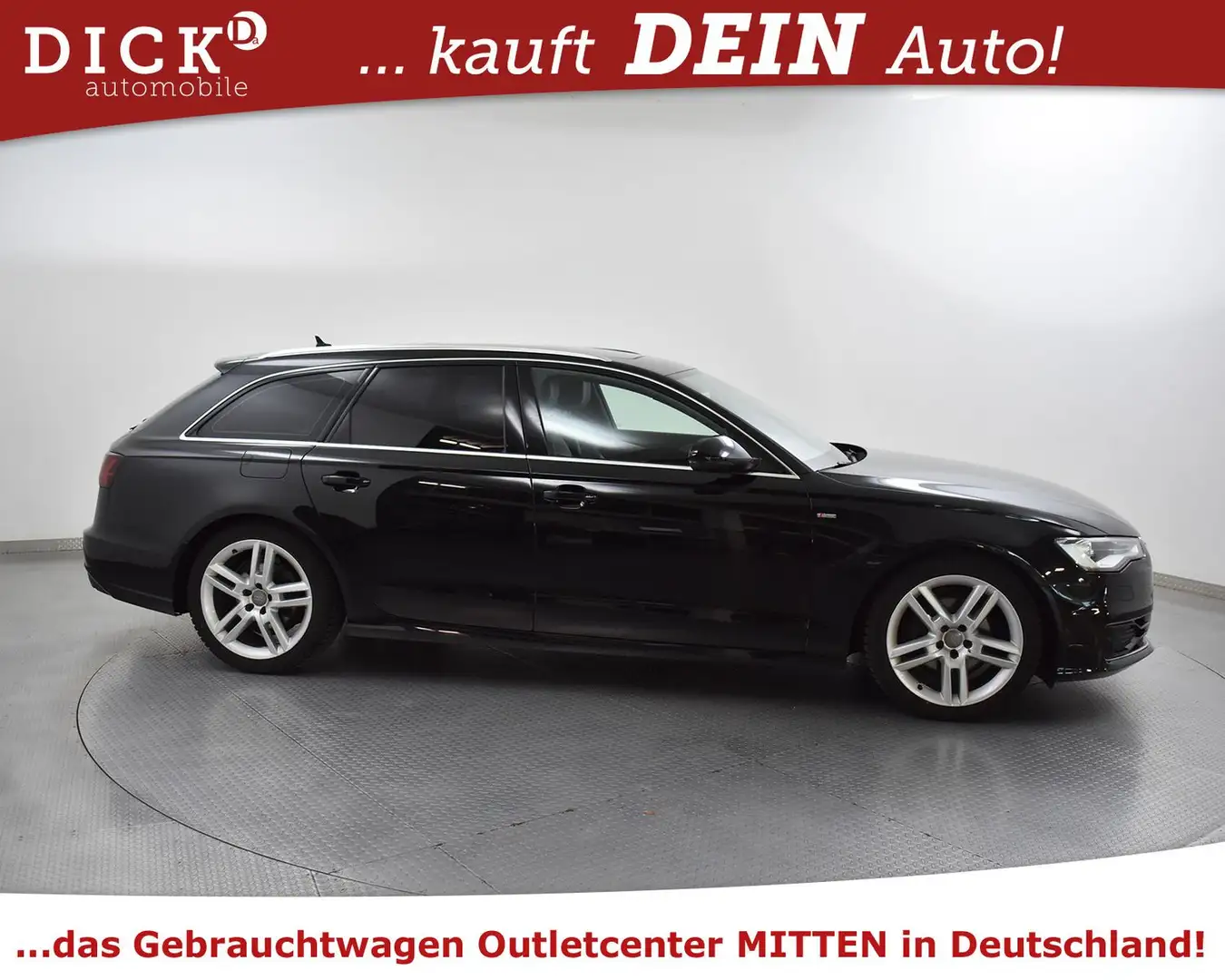 Audi A6 Av 2.0d S Line Sport PANO+NAVI+XEN+KAMER+AHK+ Чорний - 2