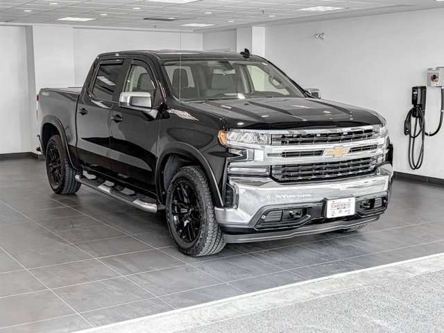 Black 2020 Chevrolet Silverado 1500 Pickup Truck Four-Wheel Drive Automatic