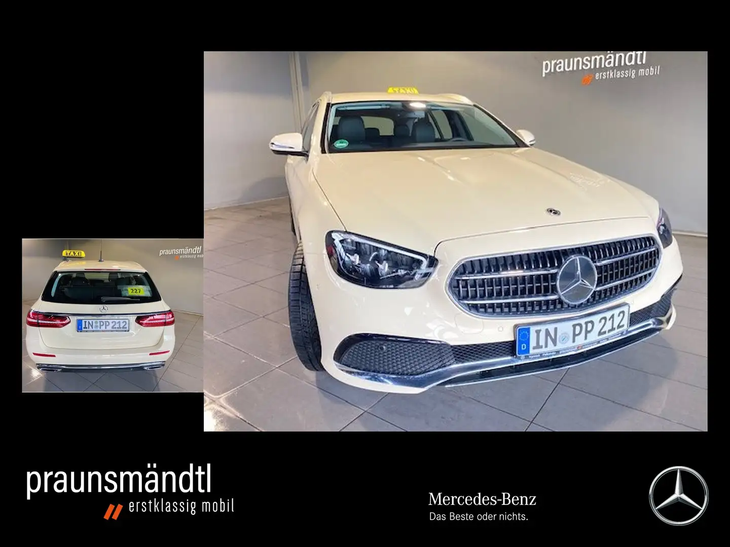 Mercedes-Benz E 220 d T-Modell "Das Taxi" Park-Paket/Taxameter Beige - 1