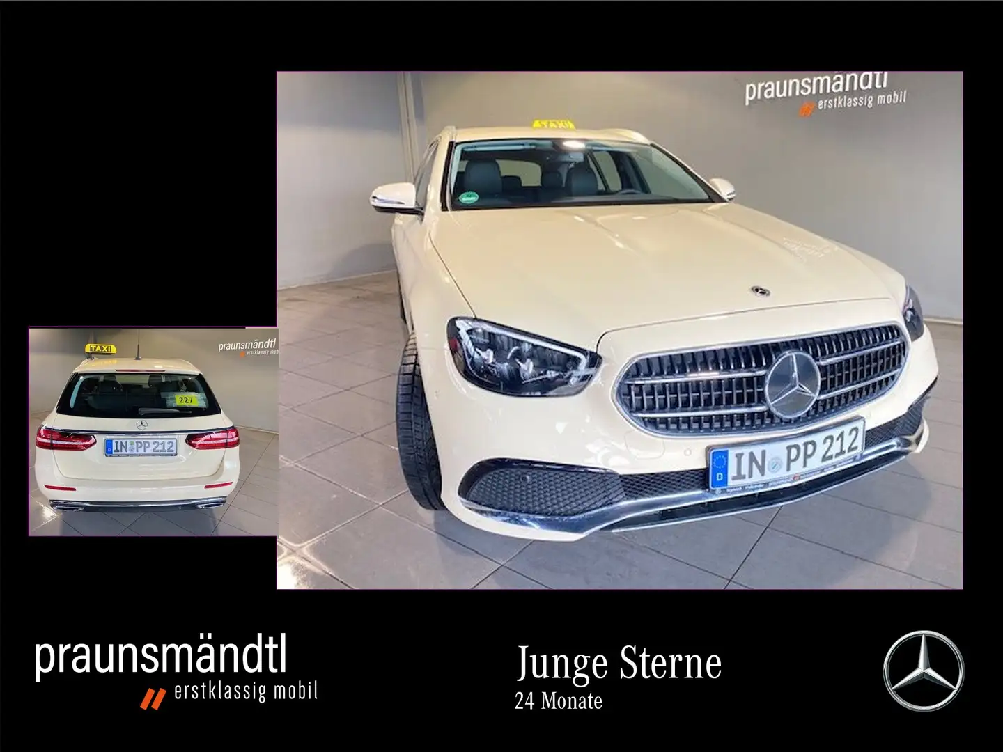 Mercedes-Benz E 220 d T-Modell "Das Taxi" Park-Paket/Taxameter Beige - 1