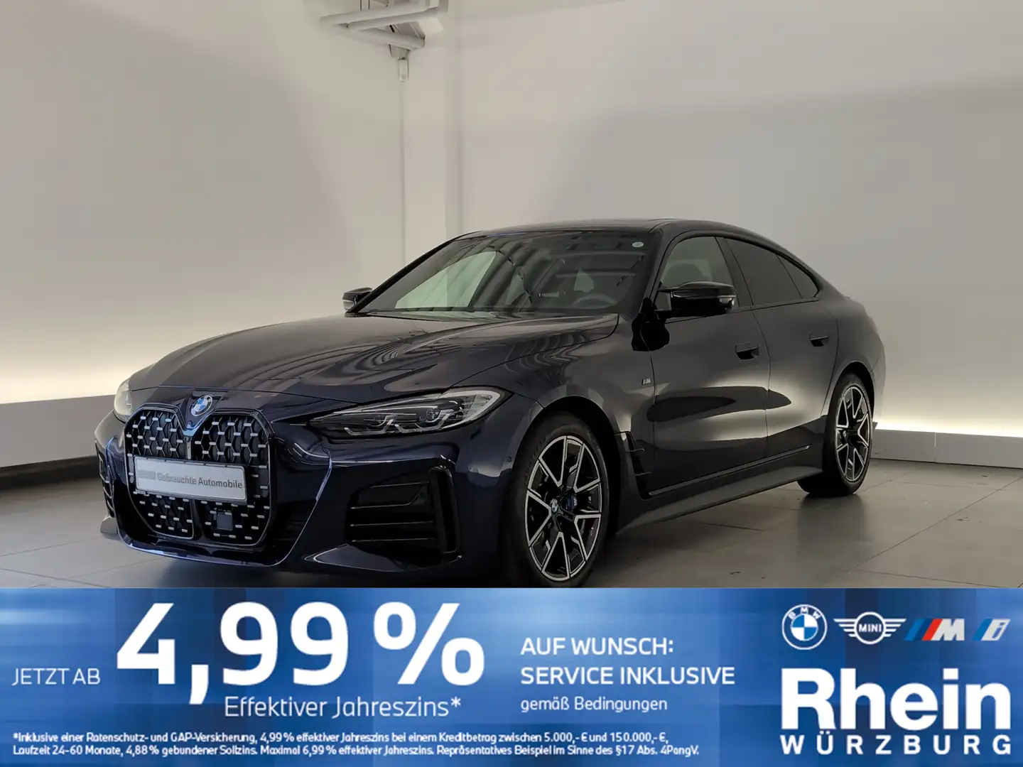 BMW 440 Mi xDrive Gran Coupé Ambiente/HiFi/DAB Ambiente/Hi Blau - 1