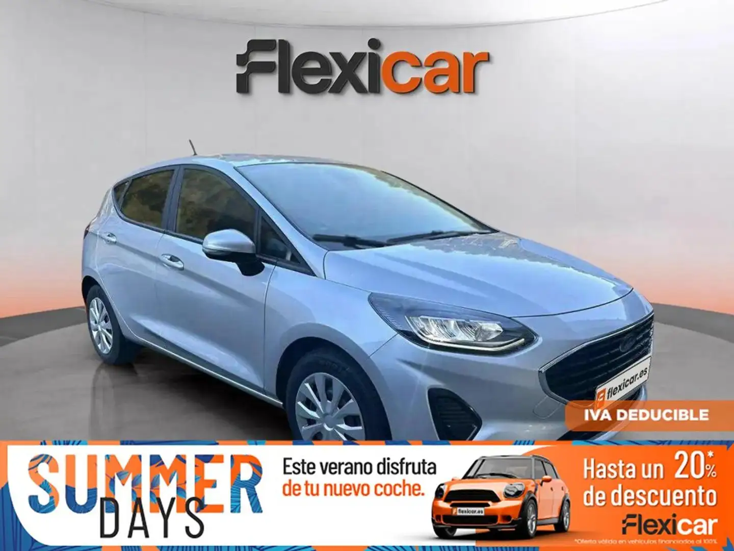 Ford Fiesta 1.1 Ti-VCT Trend Gris - 1