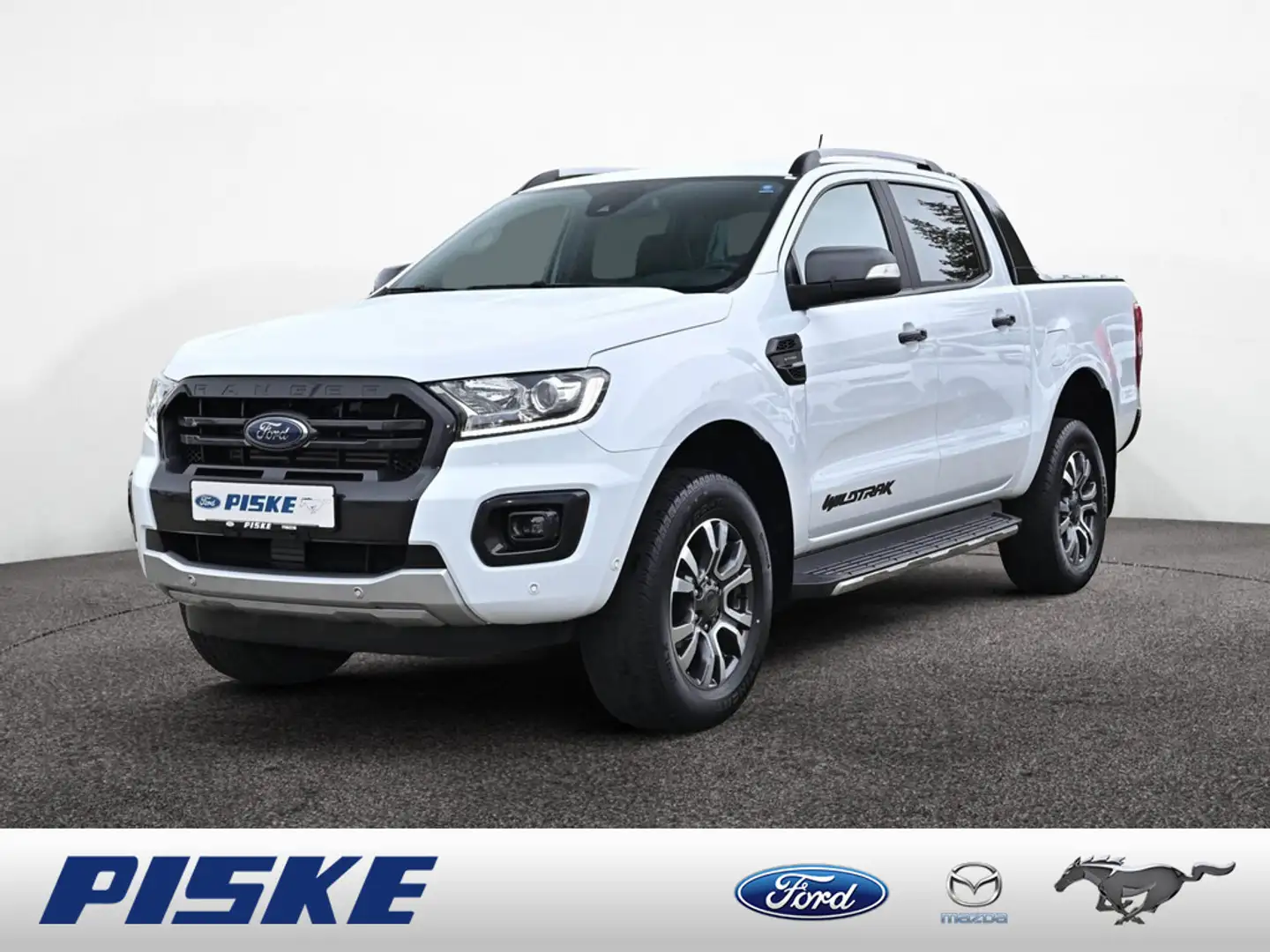 Ford Ranger Wildtrack 4x4 Doka SHZ NAVI AHK ACC Weiß - 1