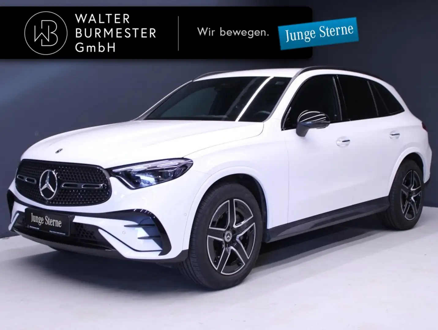 Mercedes-Benz GLC 300 d 4MATIC AMG+Night+MBUX+Ambiente+CarPlay Weiß - 1
