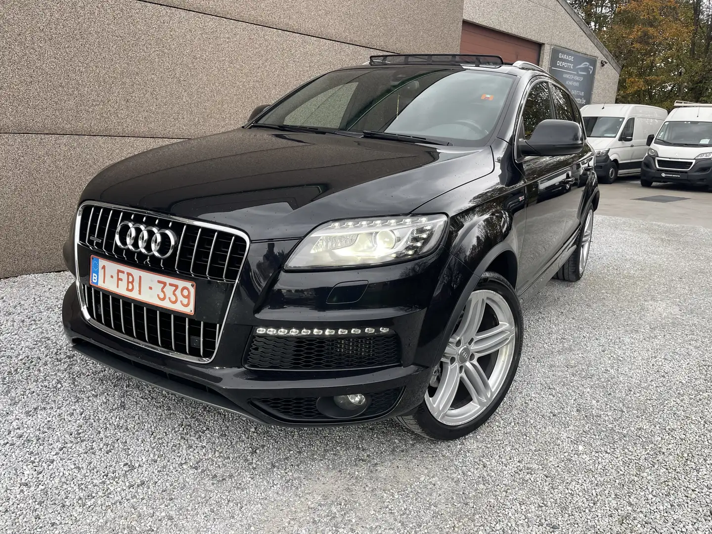 Audi Q7 Q7 3.0 TDi V6 S line FULL OPTIONS Noir - 1