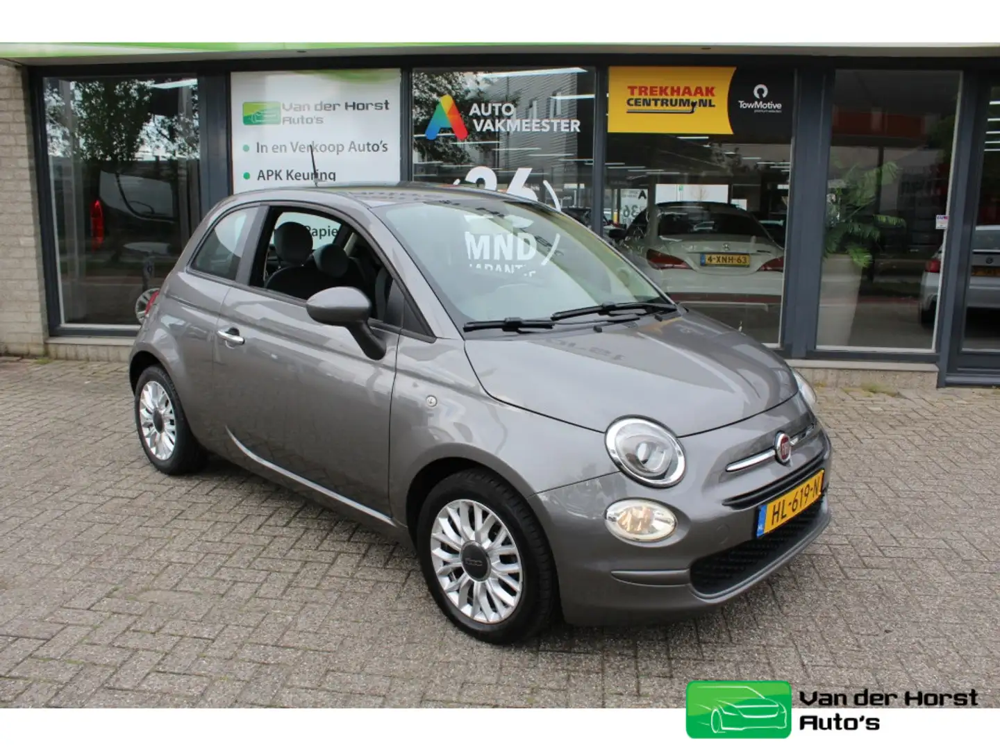 Fiat 500 0.9 TA T Popstar Grijs - 1