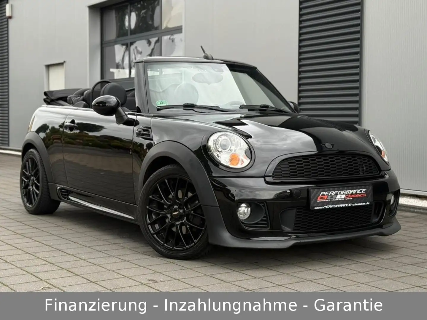 MINI Cooper Cabrio COOPER Cabrio JCW Paket + Navi + Xenon + H/K Sou Schwarz - 1