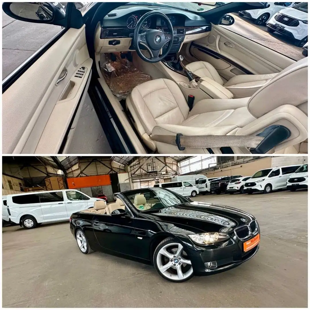 BMW 320 Cabrio Easy-Entry Soft-Close Memory Beige Noir - 1