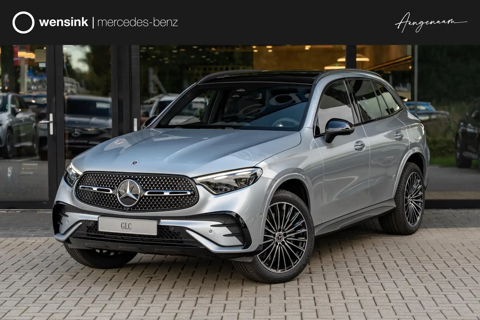 Mercedes-Benz GLC 300 300e 4MATIC Sport Edition | Panoramaschuifdak | Pr Grijs - 1