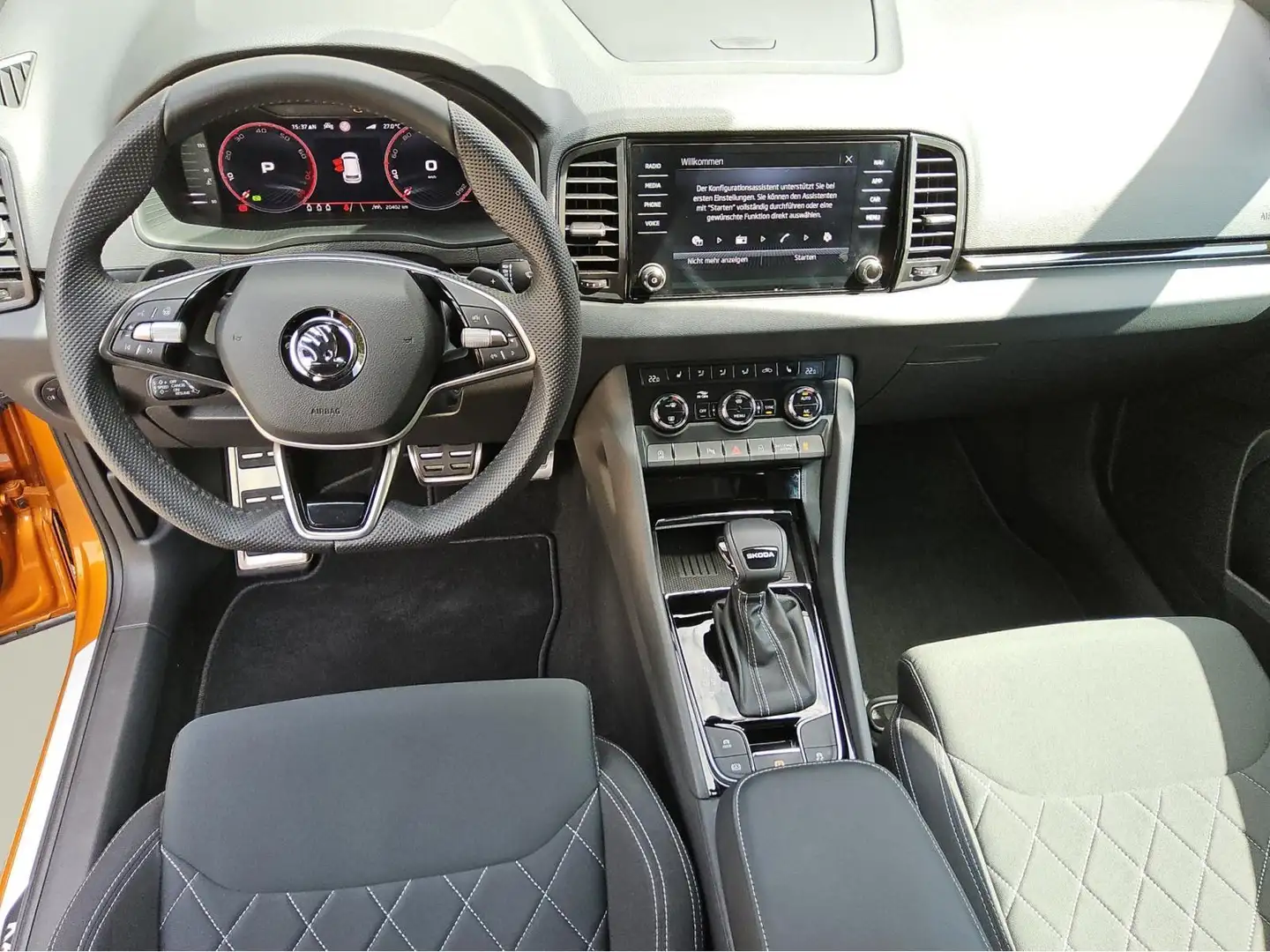 Skoda Karoq Sportline+Pano+ACC+Navi Orange - 2