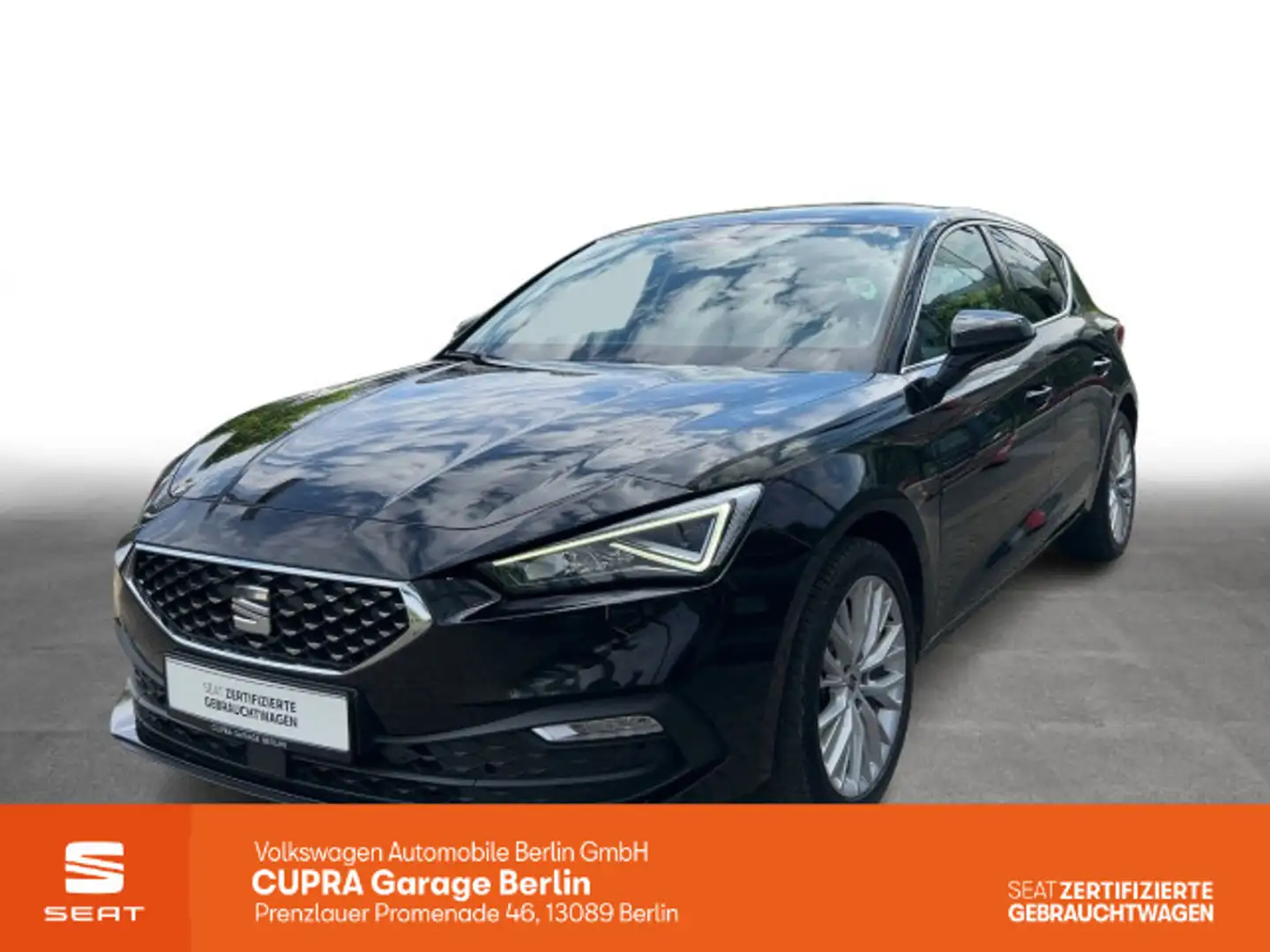 SEAT Leon 1.5 TSI Xcellence Navi LED SHZ Zwart - 1