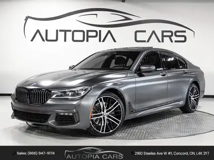 Gray 2019 BMW 7 Series Sedan All-Wheel Drive Automatic