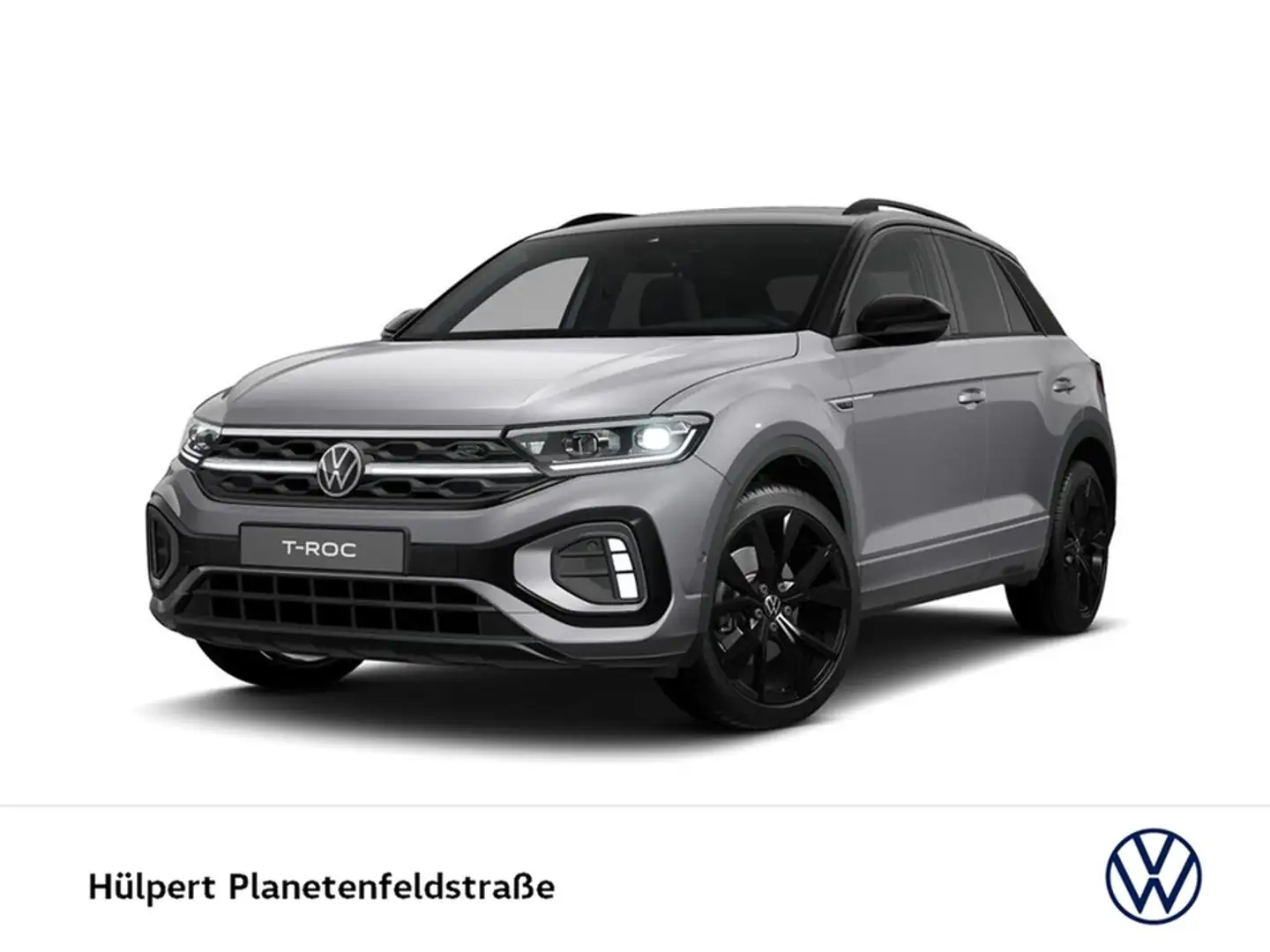 Volkswagen T-Roc 1.5 R-LINE DSG BLACKSTYLE NAVI AHK CAM Gris - 2