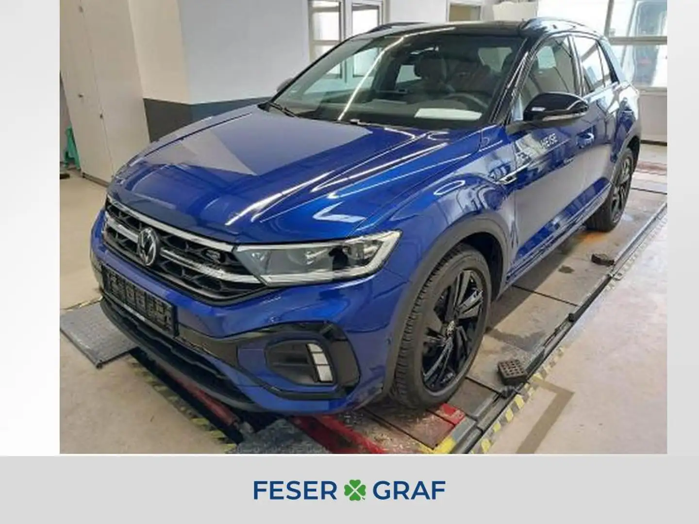 Volkswagen T-Roc R-Line 1.5 l TSI DSG/LED/Rear View/AHK Blau - 1