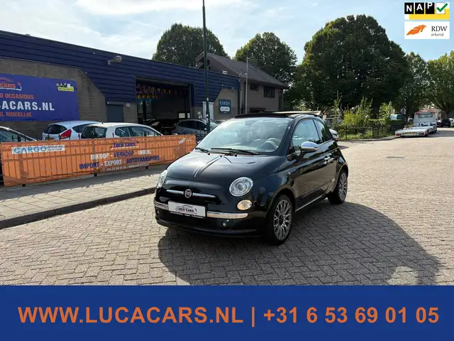 Fiat 500C 0.9 TwinAir Lounge Cabrio Leer 2X SLEUTEL + BOEKJE
