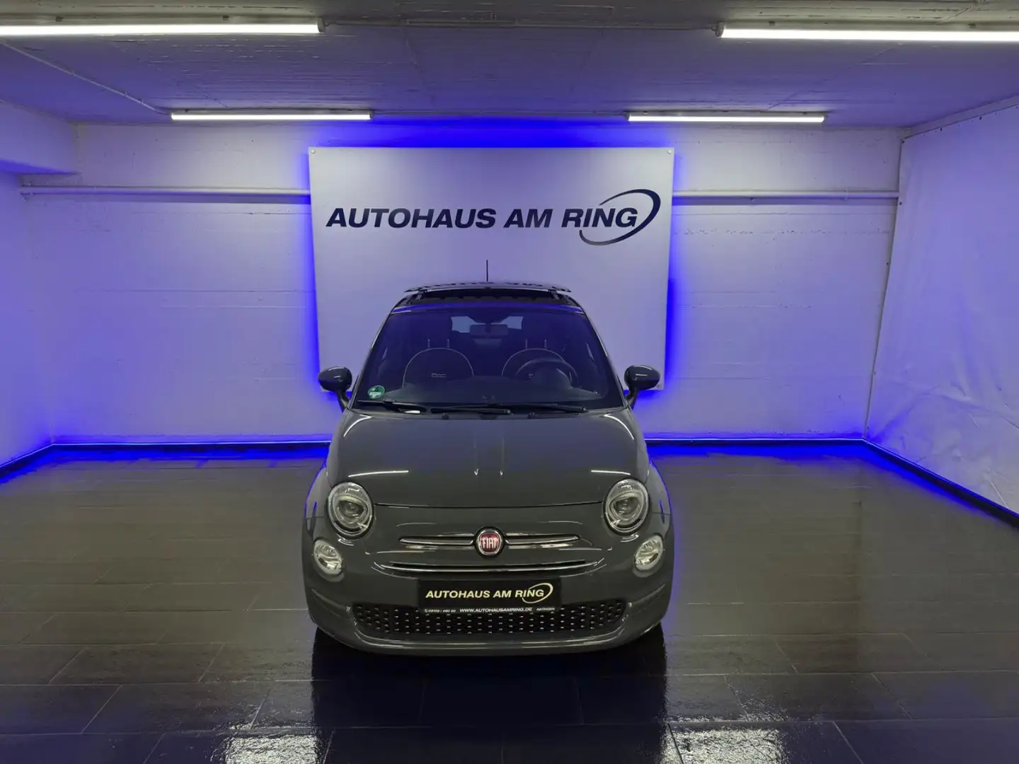Fiat 500 LPG-GAS 1HND PANO APPLE ALU KLIMAAUTO Grau - 1