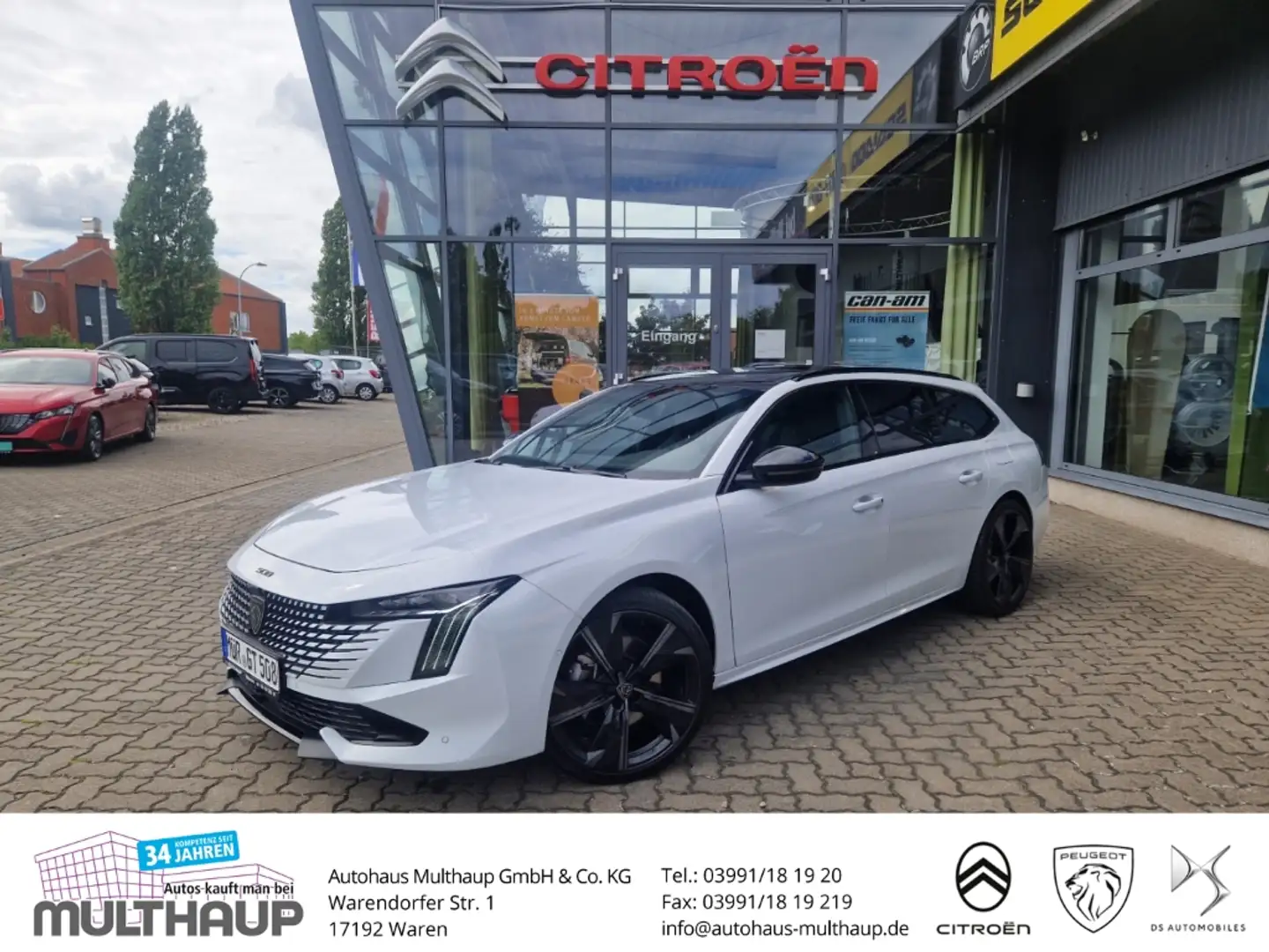 Peugeot 508 SW Plug-In Hybrid 225 GT LED Leder StandHZG Bianco - 1