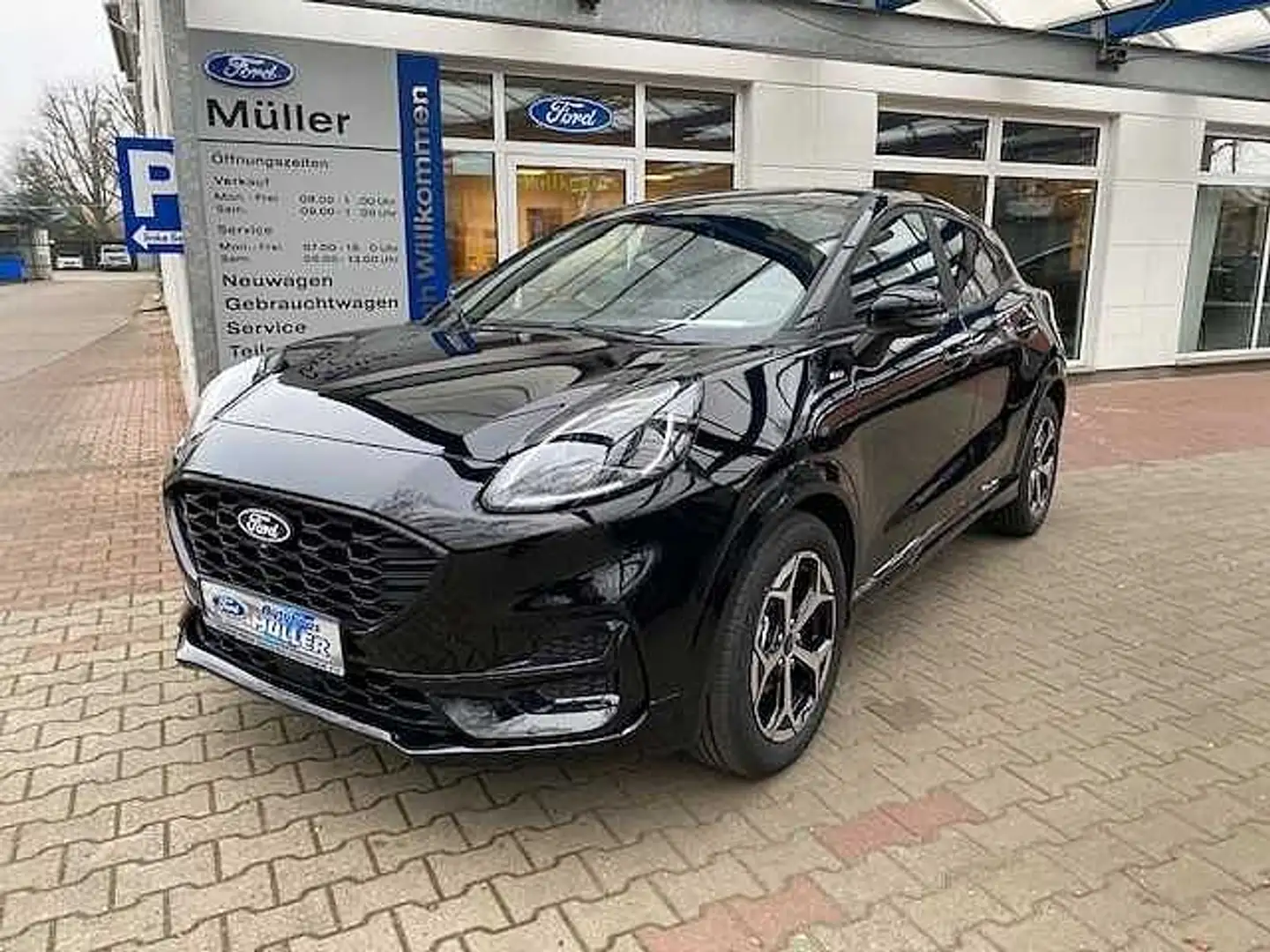 Ford Puma 1.0EcoB.''ST-LINE''Kamera,LED-SW,el.Klappe Schwarz - 1