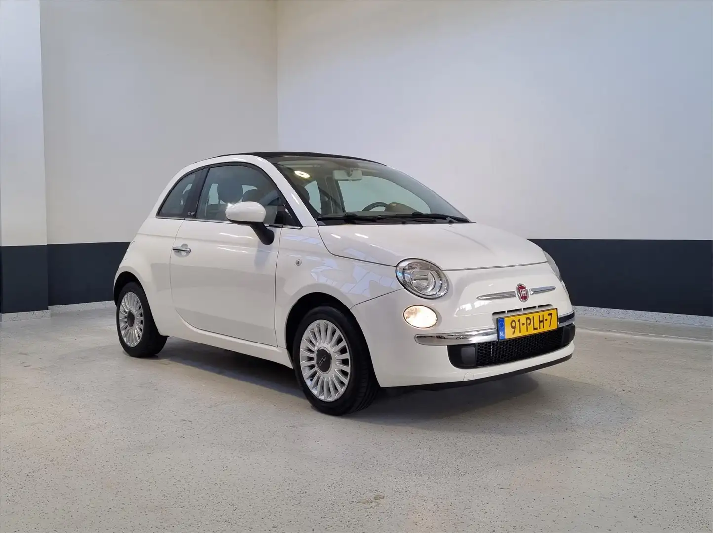 Fiat 500C 0.9 TwinAir Lounge | NL | Cabrio | Airco | LM Wit - 1