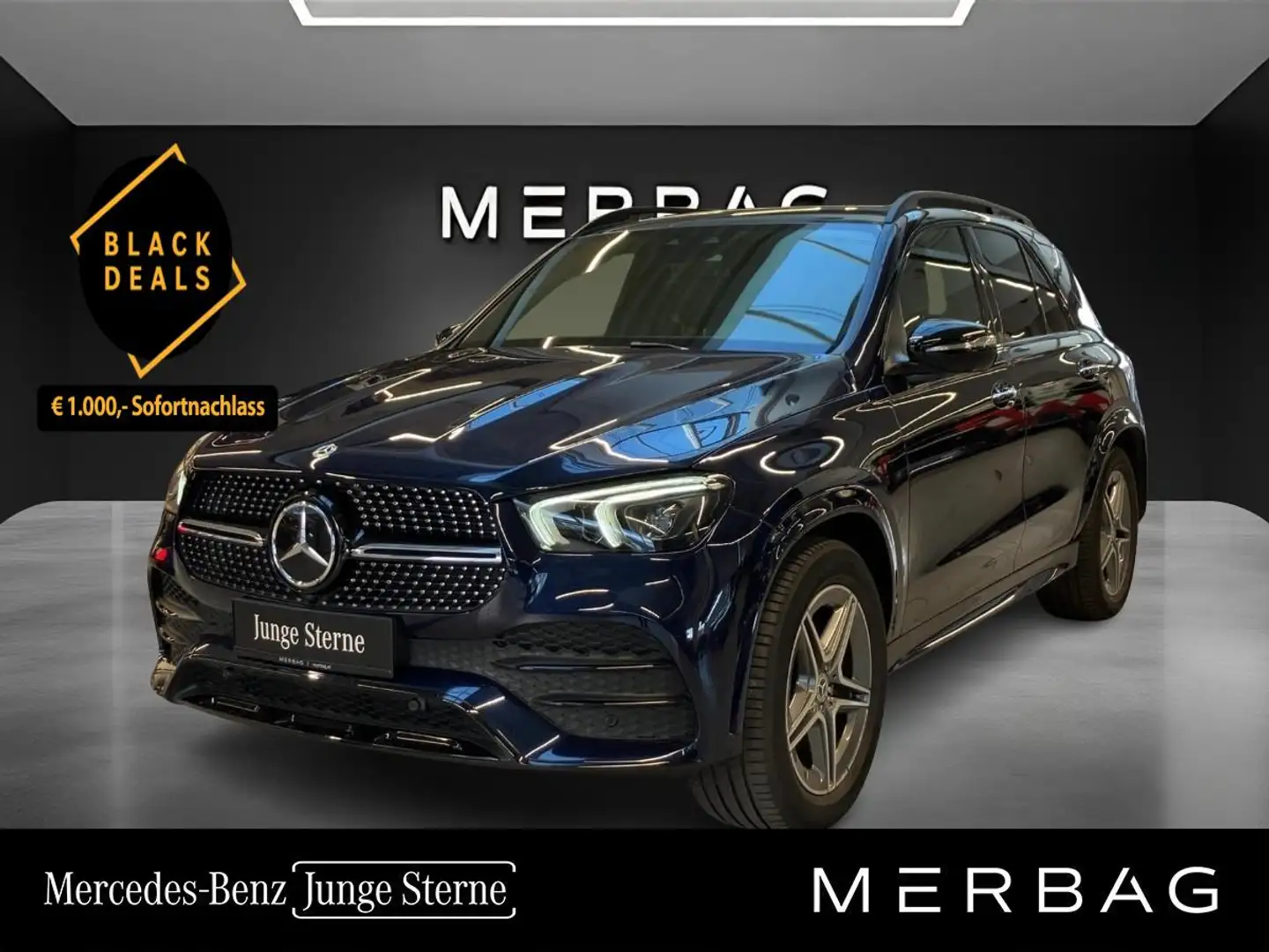 Mercedes-Benz GLE 400 d 4MATIC AMG Line Blau - 1
