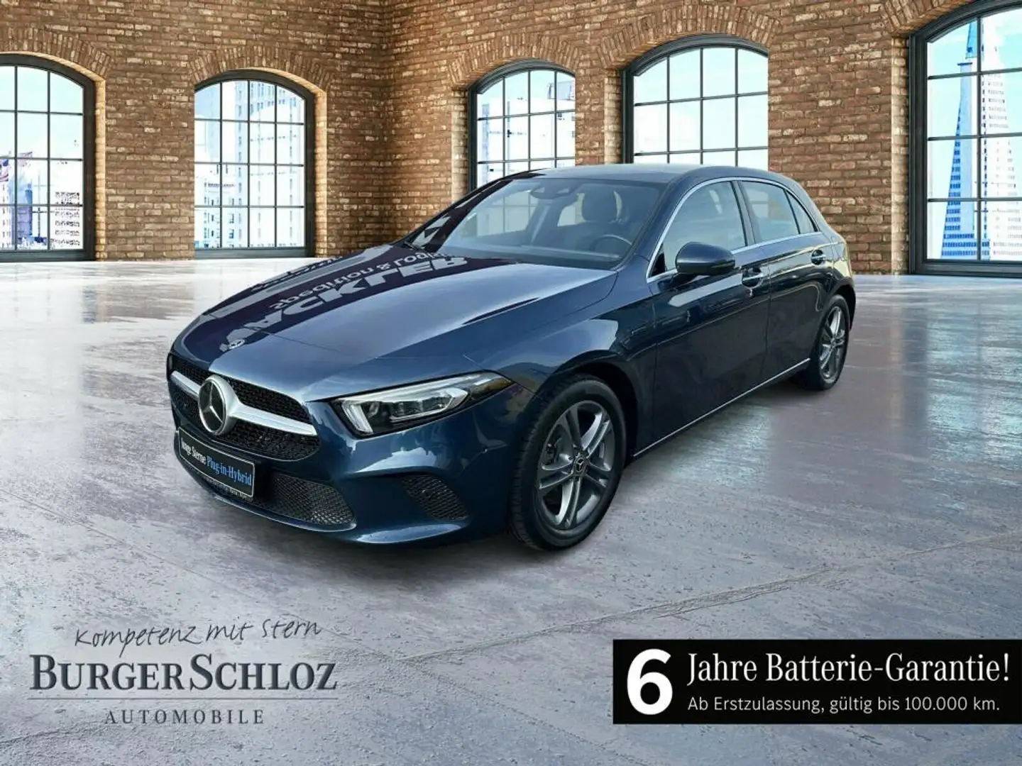 Mercedes-Benz A 250 e progressive ACC AUT DynLicht Kam. KlimaA Blau - 1