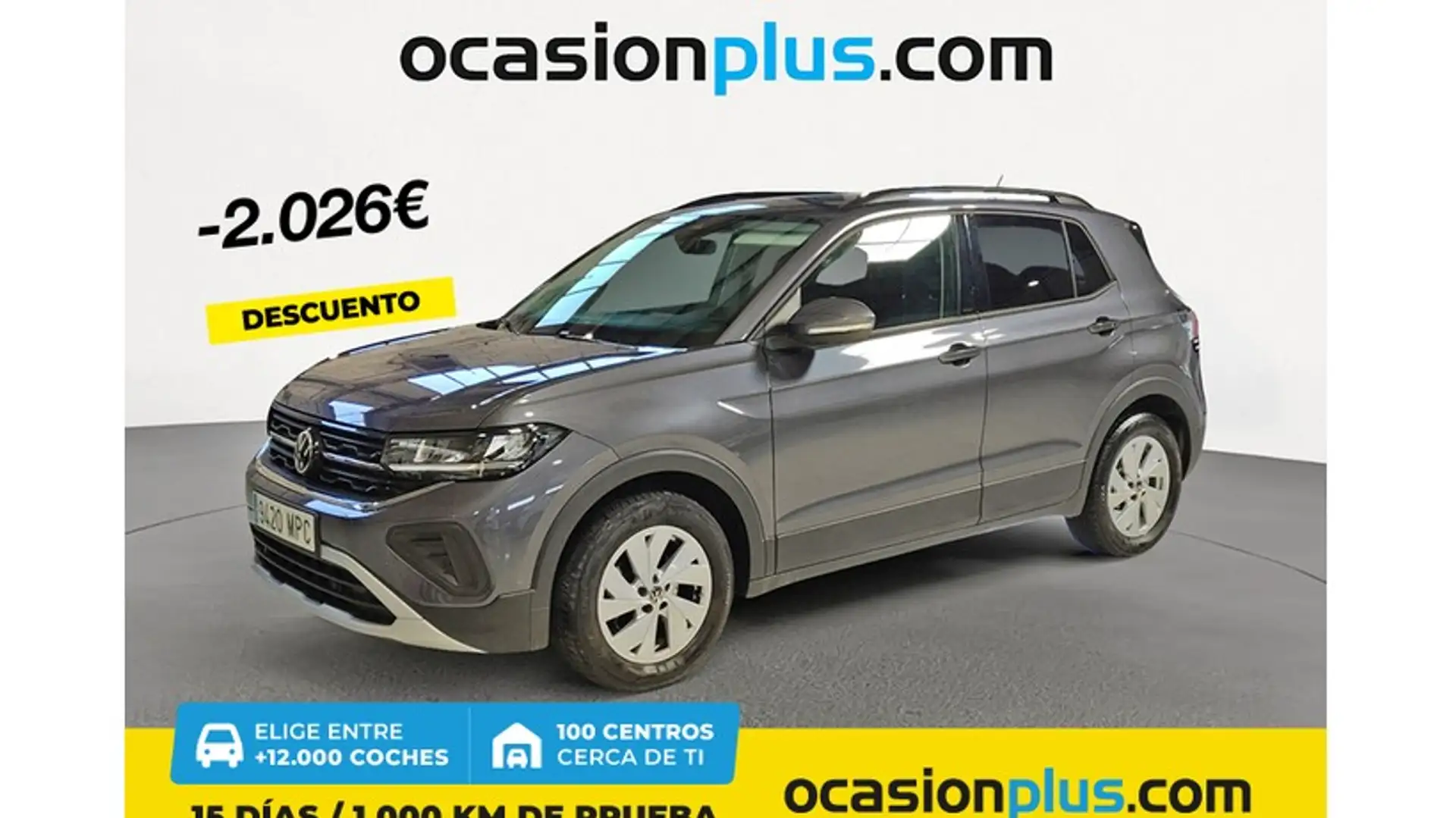 Volkswagen T-Cross 1.0 TSI Life 85kW Aut. Gris - 1