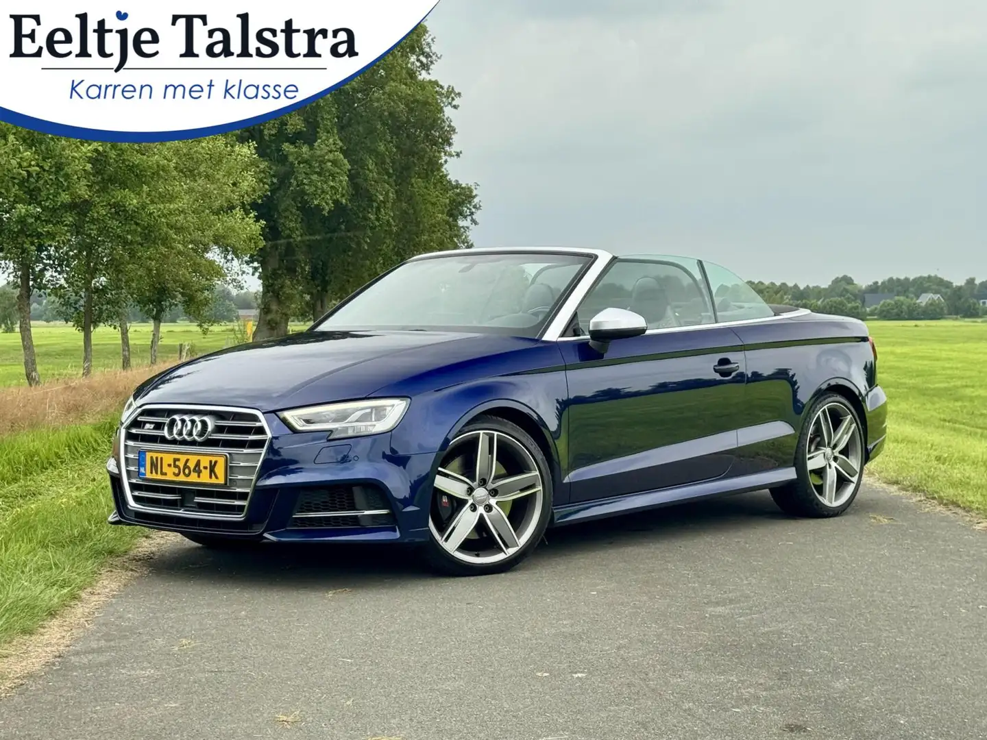 Audi S3 2.0 TFSI quattro cabrio|B&O|RS-zetels|Adapt. cruis Albastru - 1